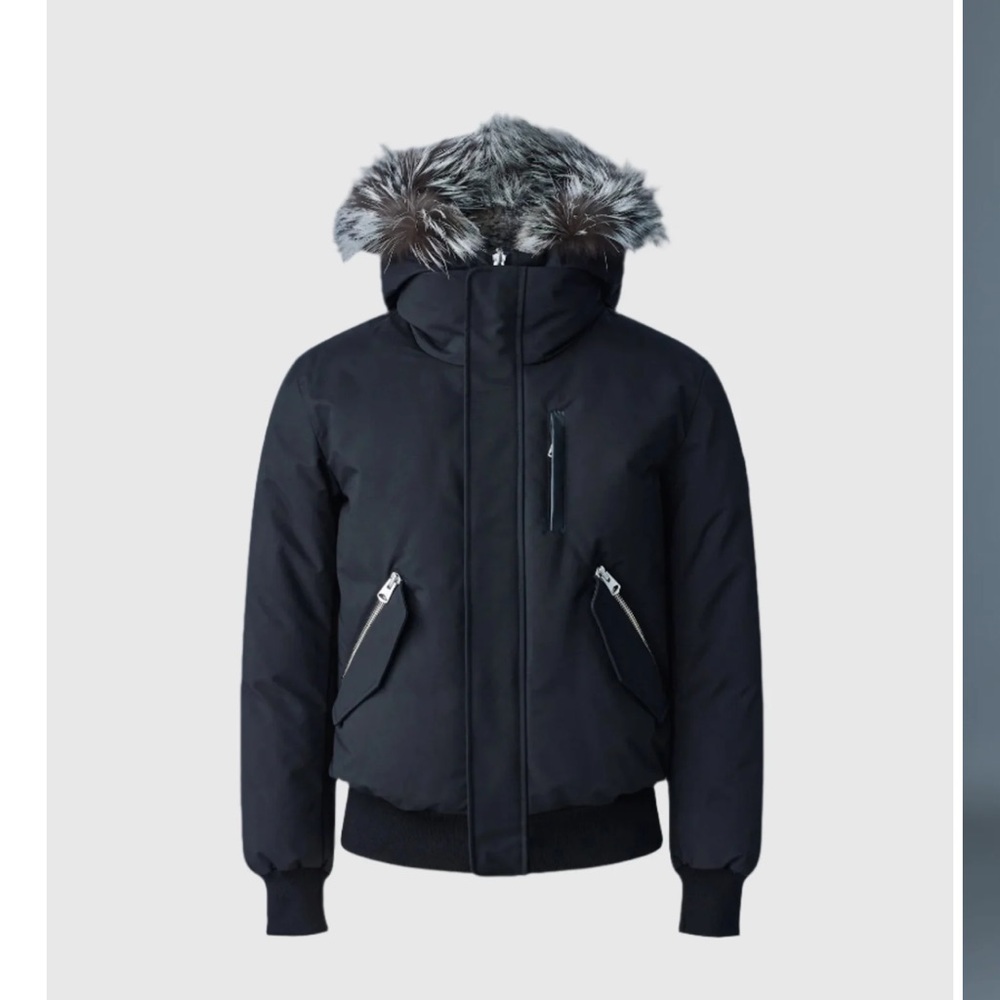Black Jacket with Fur Hood
